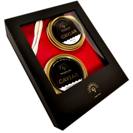 Coffret Caviar Beluga 50 gr + Baeri 50 gr